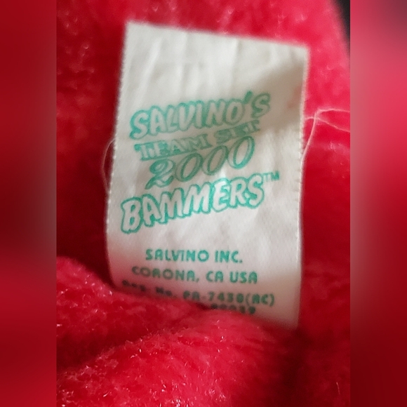 Salvino’s Bammer Team Set 2000 Atlanta Braves Greg Maddux 31 Plush Beanie - EUC - Picture 7 of 8